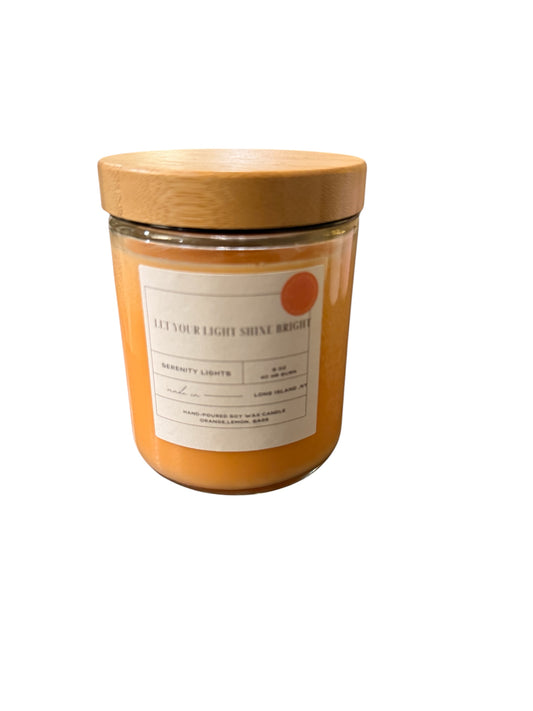 Let Your Light Shine Bright Soy Wax Candle